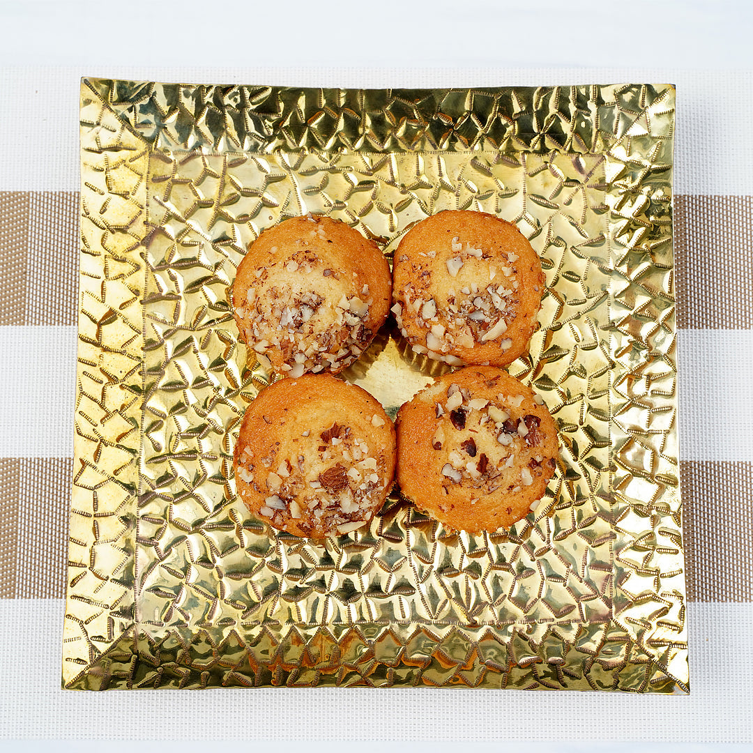 Multipurpose Square Carved Tray