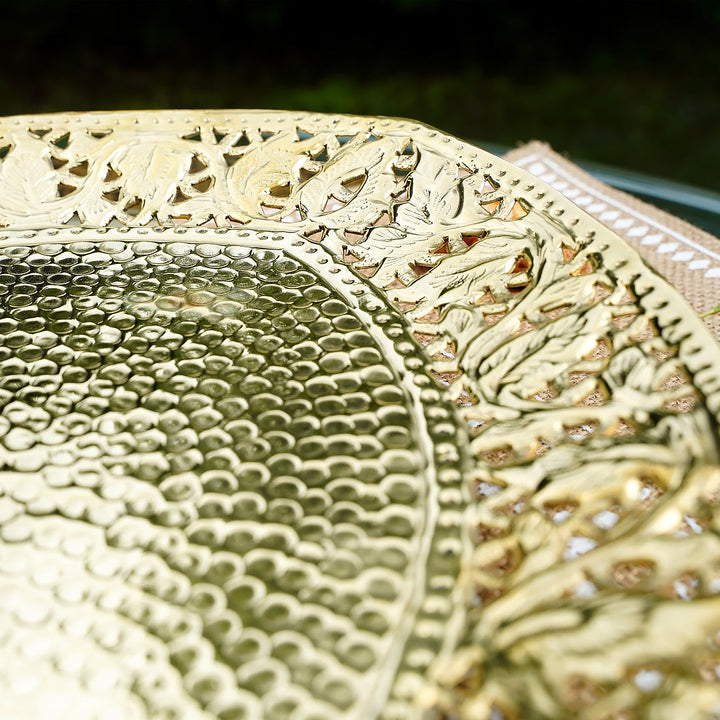 Raindrop & Cutwork Tray