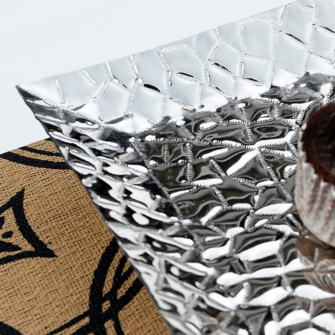 Multipurpose Square Carved Tray