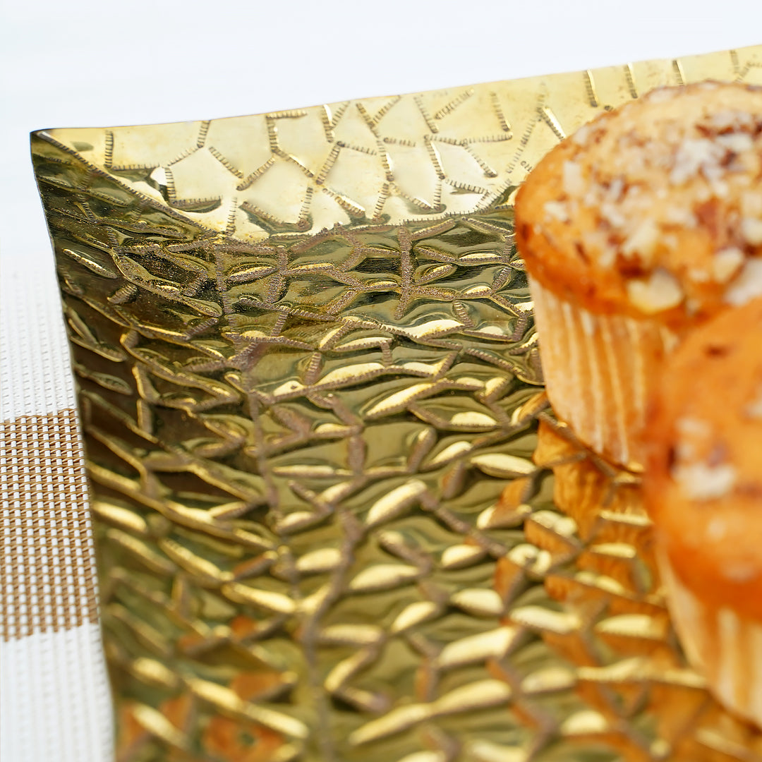 Multipurpose Square Carved Tray