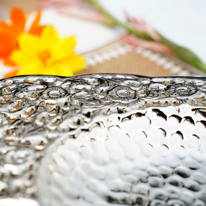 Intricate Brass Filigree Tray