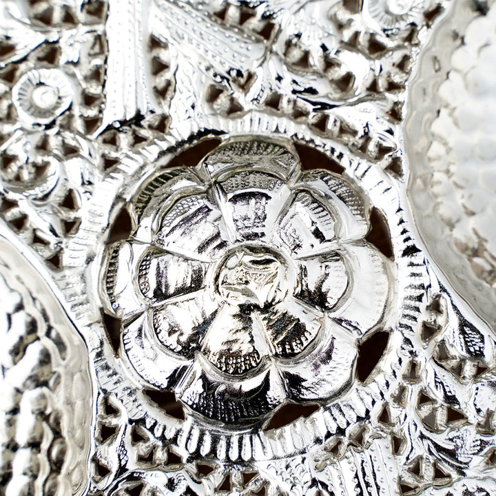 Intricate Brass Filigree Tray