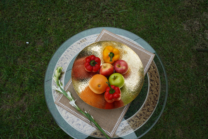 Handcrafted Brass Dish | Artisan Accent