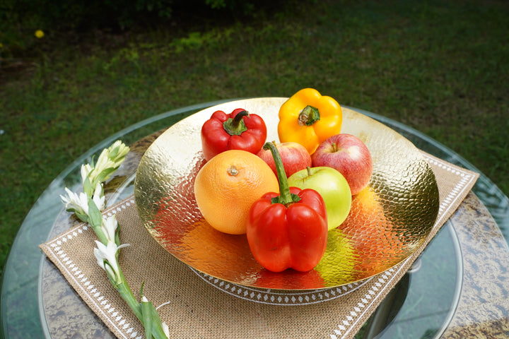 Handcrafted Brass Dish | Artisan Accent