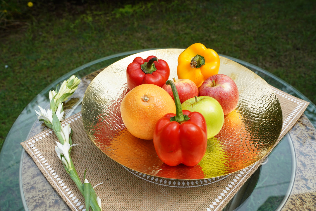 Handcrafted Brass Dish | Artisan Accent