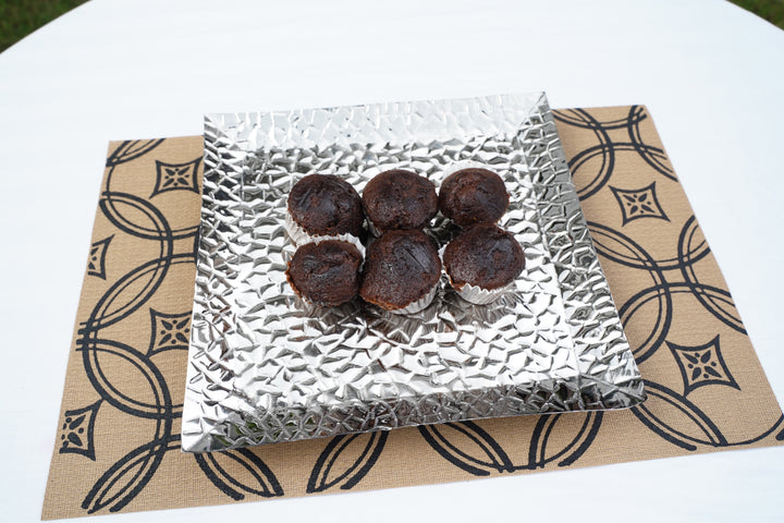 Silver & brass Luxe Tray | Mettlea Craft Collection