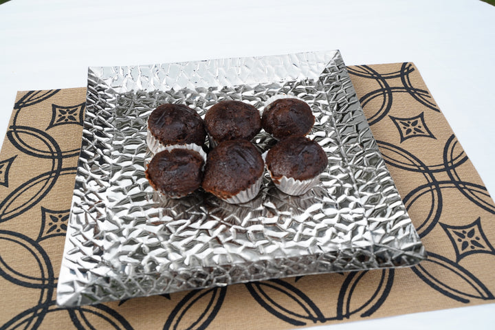 Silver & brass Luxe Tray | Mettlea Craft Collection