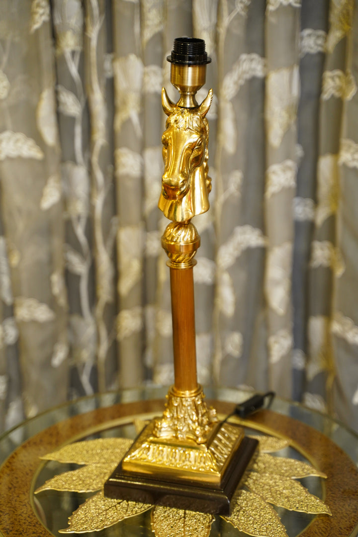 Horse Head brass Table Lamp | Mettlea Craftsmanship