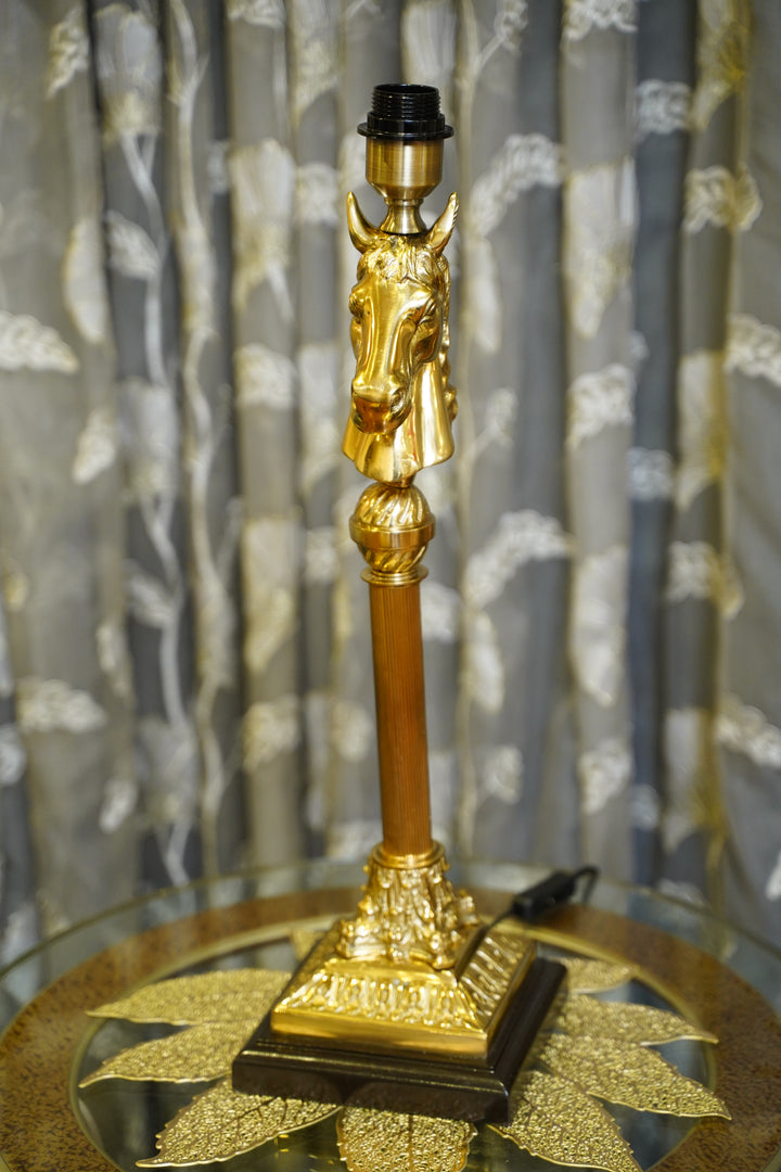 Horse Head brass Table Lamp | Mettlea Craftsmanship
