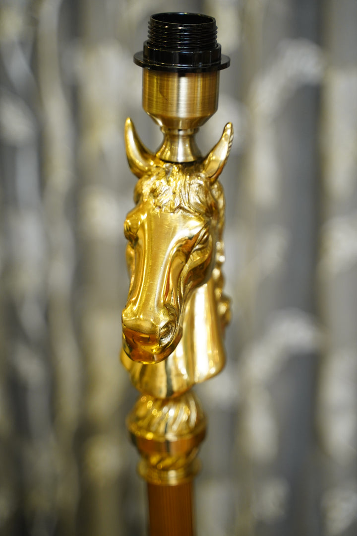 Horse Head brass Table Lamp | Mettlea Craftsmanship